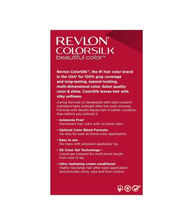 Revlon Colorsilk Permanent Blonde Hair Dye - Pack of 3 (81 Light Blonde) | Ammonia-Free with Keratin & Amino Acids for 100% Gray Coverage - Buy Online on GoSupps.com