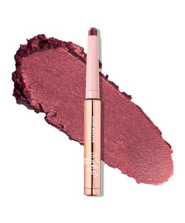 Mally Beauty Evercolor Eyeshadow Stick - Fierce Shimmer - Waterproof and Crease-Proof Formula - Easy-to-Apply Buildable Color - Cream Shadow Stick 15 Fierce Shimmer - Shimmering deep reddish-purple