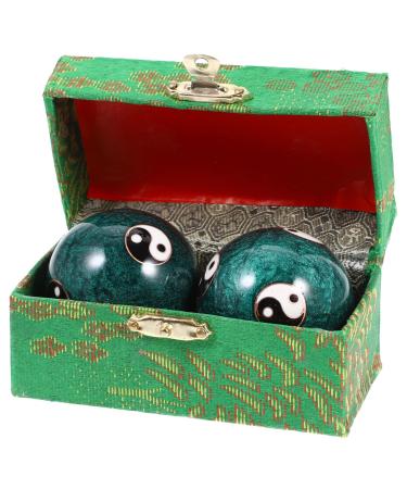 Healvian 2st Health Massage Handball Chinese Baoding Balls Stone massage Chinese medicine balls Physical balls Magnetic Baoding balls Cloisonn -Temilla China old adult