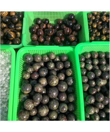 Ornament 1pc Natural Red Tiger Eye Spheres Crystal Balls 35MM-40MM for Fengshui Decoration Gift Decoration Stone Collection - Buy Online on GoSupps.com
