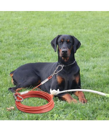 Shop Pink Tie-Out Leashes for Dogs | 3/6/9/15m Yard Leash - Durable & Stylish - Buy Online on GoSupps.com