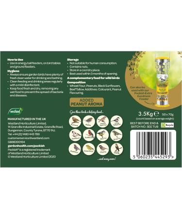 Peckish Extra Goodness Energy Ball Tub - 3.5 kg (Pack of 1) | 60051413 - Buy Online on GoSupps.com