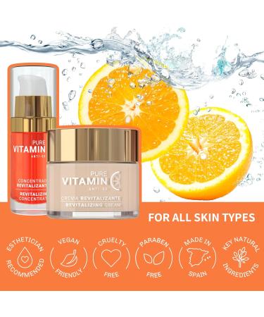 Noche Y Dia Hydrating and Moisturizing Vitamin C Bundle - Vitamin C Serum & Vitamin C Face Cream - Buy Online on GoSupps.com