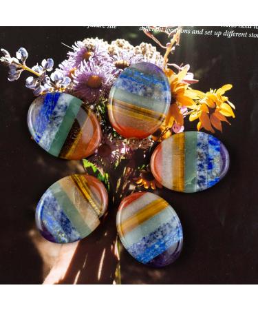 Thumb Bag Palm Worries - Polished Reiki Crystal for Chakra Balance & Relaxation | 1.8 Inches Healing Stone - Buy Online on GoSupps.com