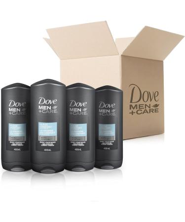Dove Men + Care Hydrating Clean Comfort and Extra Fresh Body and Face Wash (Pack of 8) 400 ml (Pack of 4) Body and Face Wash + Body and Face Wash - Buy Online on GoSupps.com