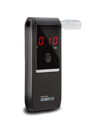 iSOBER 30 Breathalyzer | HSA/FSA Eligible | DOT, NHTSA Compliant | Suracell FuelCell Sensor Technology | Portable Alcohol Tester