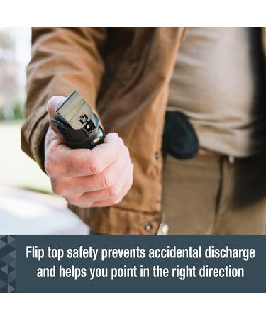 SABRE Tactical Pepper Gel With Belt Holster For Easy Carry, Maximum Police Strength OC Spray, Quick Access Flip Top Safety, Tactical Design For Security Professionals, 18 Bursts, 18-Foot Range - Buy Online on GoSupps.com