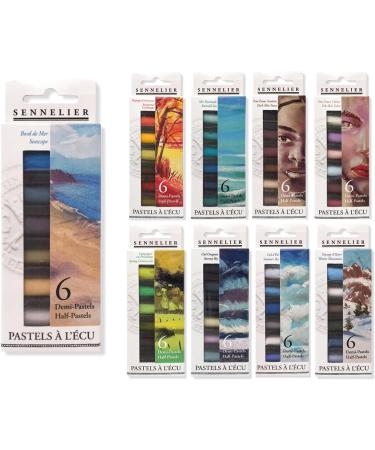 Sennelier Extra-Soft Half Pastel 6 Stick Set - Spring Colors - Buy Online on GoSupps.com
