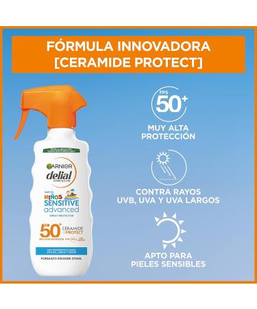 Garnier Sunscreen Spray for Kids - SPF 50+ Delial Water Sand Salt & Chlorine Resistant - 270 ml | International Shipping Available - Buy Online on GoSupps.com