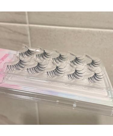 Ninetynine Dreams 5 Pairs Manga Style 3D False Eyelashes - Lightweight, Natural, Comfortable, Fluffy Soft Eyelashes Packs - Buy Online on GoSupps.com