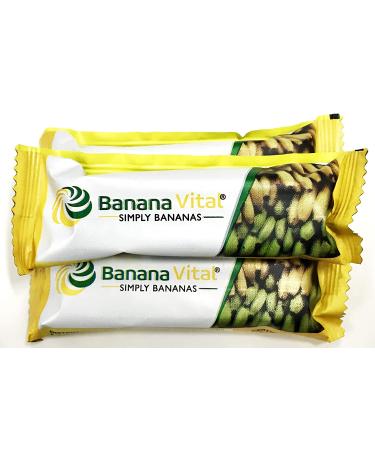 Banana Vital Simply Bananas Fruit Bar - Shelf-Stable, Gluten-Free, Vegan, Non-GMO - 18 Count (30g) Bars - Original Banana Flavor - Buy Online on GoSupps.com