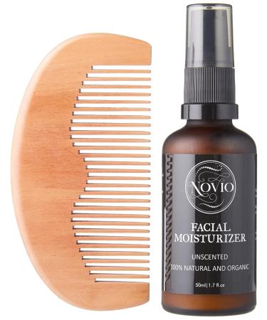 Premium Novio Beard Kit - Beard Oil Balm & Moisturizer for Healthy Facial Hair | International Shipping - Buy Online on GoSupps.com