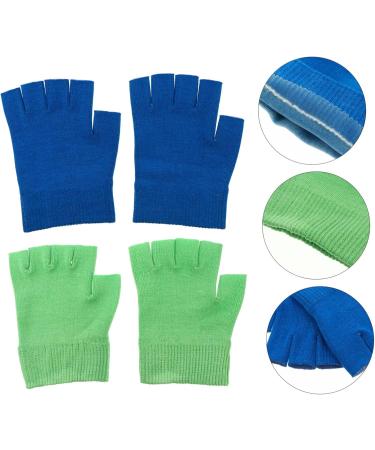 minkissy 4 Pairs Gel Gloves Cracked Skin Gloves Dry Hands Gloves Overnight Gloves for Hands Winter Gloves Overnight moisturizing Gloves Fingerless Mittens Miss Care Leather Gloves Dipping - Buy Online on GoSupps.com