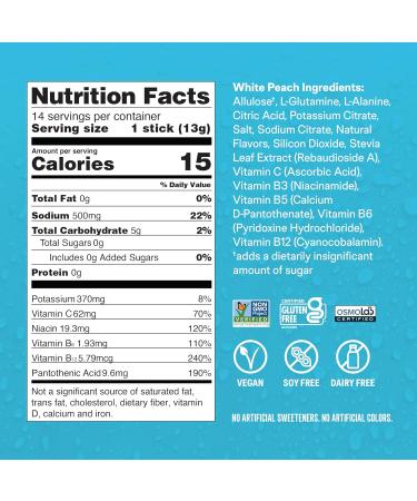 Liquid I.V. Hydration Multiplier Sugar-Free - Classics - White Peach + Raspberry Lemonade - 2 Pack (14 Servings) - Buy Online on GoSupps.com
