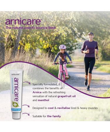 Nelsons Arnicare Arnica Cooling Gel - Natural Grapefruit & Menthol - 30g - Soothes Tired Muscles, Legs, and Feet - Buy Online on GoSupps.com
