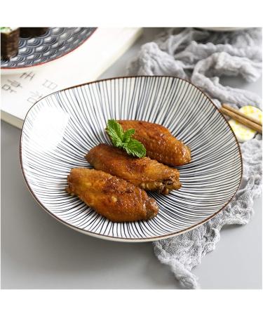 Dinner Plates Home Creative Ceramic Tableware Fruit Deep Square Plate Western Steak Breakfast Plate Personality Plates Kitchenware Plates - Buy Online on GoSupps.com