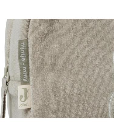 Jollein Miffy Terry Cloth Diaper Bag & Organizer - Olive Green | 23x19x10 cm | Stylish & Versatile Cosmetic Bag for Moms - Buy Online on GoSupps.com