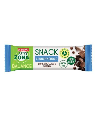 ENERVIT EnerZona Snack Crunchy Choco Protein Bar Dark Chocolate 33g