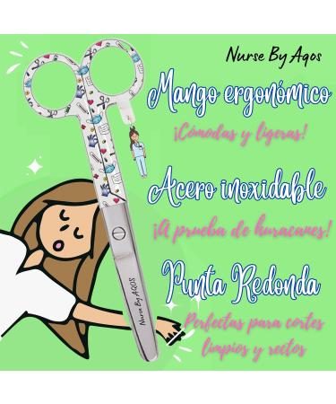 Nurse by AQOS: Premium Nurse Accessories & Gadgets | Stylish Nurse Scissors (Blue Hearts) - Buy Online on GoSupps.com