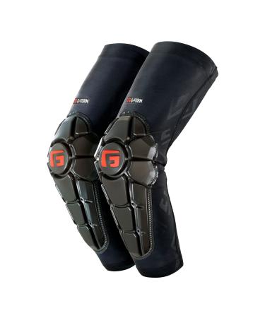 G-Form Pro-X2 Mountain Bike Elbow Pads - Elbow Compression Sleeve for Elbow Support Adult Large Black Logo