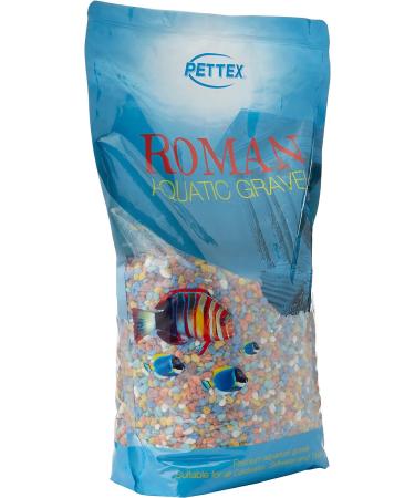 Pettex Aquatic Roman Gravel 8 kg Rainbow Pebbles - Buy Online on GoSupps.com