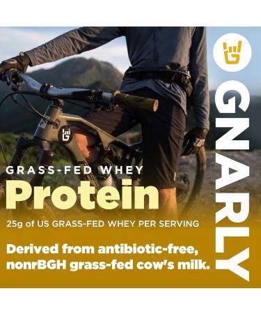 Gnarly Nutrition Vanilla Protein Powder NSF Sport Certified 25g Protein Muscle Repair Grass Fed Whey Powder Smooth Taste Vanilla 32 oz Vanilla Canister (20 Servings) - Buy Online on GoSupps.com