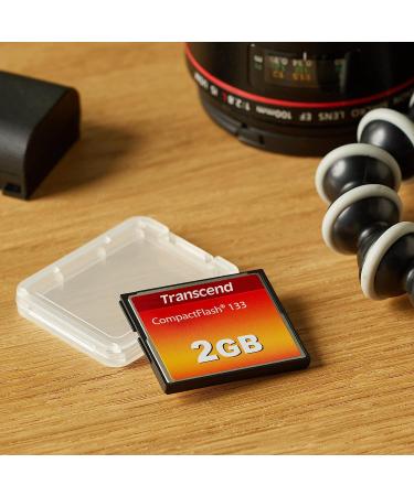 Transcend 2GB 133x CompactFlash Memory Card - TS2GCF133 | High-speed storage solution - Buy Online on GoSupps.com