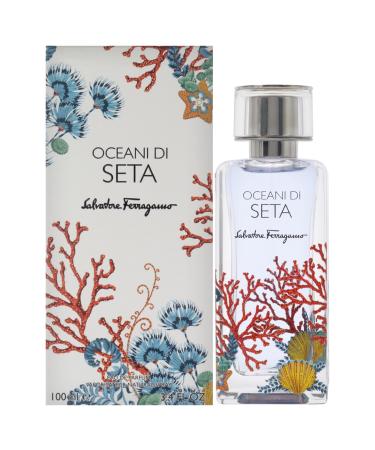 Salvatore Ferragamo Oceani Di Seta for Unisex - 3.4 oz EDP Spray Fresh 3.4 Fl Oz (Pack of 1)