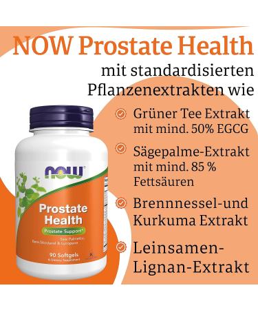 Now Foods Prostate Health with Saw Palmetto & Phytosterols - 90 Capsules Soy Free Gluten Free Non-GMO Laboratory Tested - Buy Internationally - Buy Online on GoSupps.com