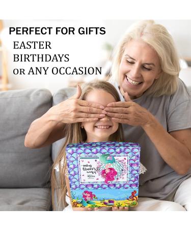 Mermaid Bath Bombs for Girls with Jewelry in Jewelry Box - All Natural, Organic, Shea Butter, Kid Safe, Bubble Bath Fizzies with Surprise Toys - Buy Online on GoSupps.com