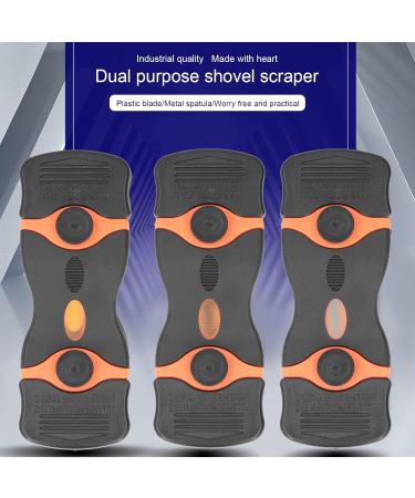 2-in-1 Razor Blade Set - Multi-Purpose Cleaning Tool | Suchaber Metal & ABS Blades (Black + Orange) - International Shipping - Buy Online on GoSupps.com