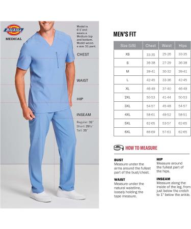 Dickies Dynamix Men Scrubs Pant DK110 - Medium Navy | Zip Fly Cargo - Buy Online on GoSupps.com