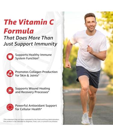 10X Health Vitamin C 1000mg - 120 Capsules Vitamin C High Dose Ascorbic Acid for Immunity Antioxidant Protection Collagen & Tissue Support for Adults - VitaminC 1000 mg - Non-GMO Gluten-Free - Buy Online on GoSupps.com