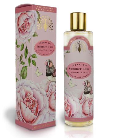 The English Soap Company Summer Rose Shower Gel 300mls