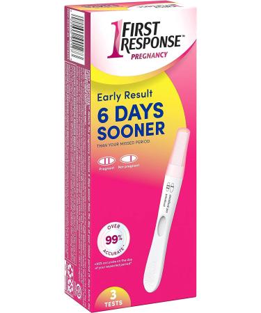 First Response Early Result Pregnancy Test 3 Count - Fast & Accurate Results, Packaging & Design Variations - Buy Online on GoSupps.com