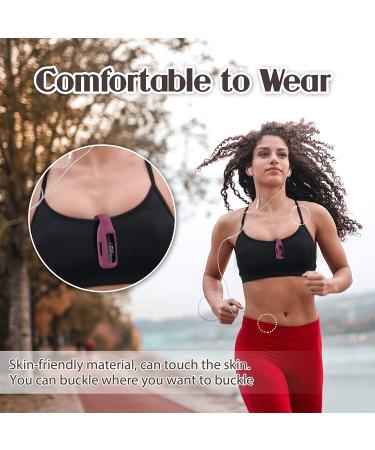 HSWAI 3-Pack Soft Silicone Clip Replacements for Fitbit Inspire 2 - Black, Wine Red, Navy | 360 Protection Holder Accessory - Compatible with Fitbit Inspire 2 - Buy Online on GoSupps.com