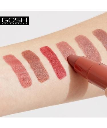 Gosh Kiss Me Matt Lips Lipstick - Vegan Long-Lasting Matte Color Moisturizing Perfume-Free - 006 Sweet Kiss - 1 Piece - Buy Online on GoSupps.com