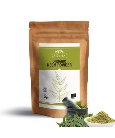 Ausha Organic Neem Leaves Powder 100g | Immunity Digestion Detox| Hair Dandruff Skin Care