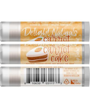 Buy Carrot Cake Lip Balm Set of Three | Hydrating & Flavorful | International Shipping Available - Buy Online on GoSupps.com