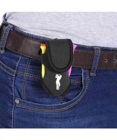 Portable Golf Ball Waist Bag with Tees and Storage Pouch - Buy Online on GoSupps.com