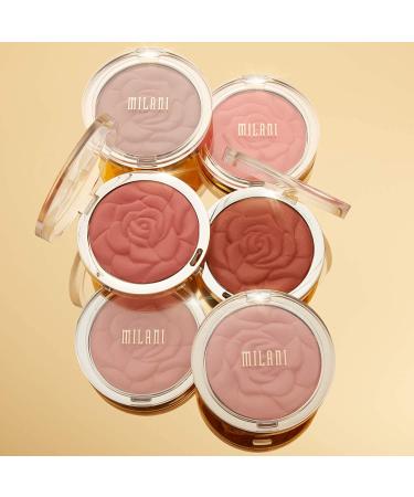 Milani Rose Powder Blush - Wild Rose (0.6 oz) | Cruelty-Free Matte & Shimmery Blush for Face Contouring - Buy Online on GoSupps.com