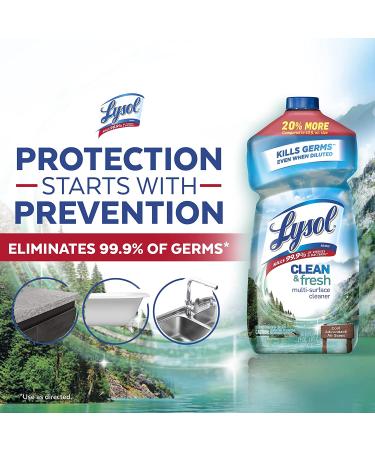 Lysol Cool Adirondack Air Multi-Surface Cleaner 48oz - Sanitize, Disinfect, and Deodorize - Buy Online on GoSupps.com