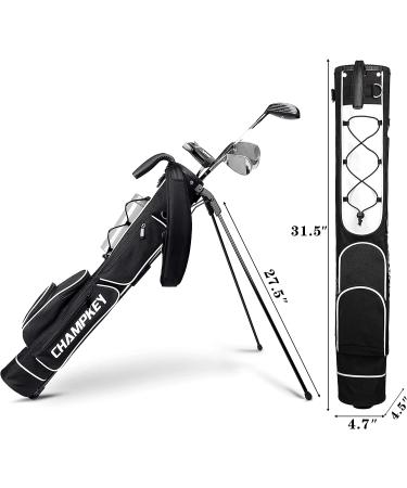 CHAMPKEY Lightweight Golf Stand Bag | Ideal for Driving Range & Par 3 Courses - Buy Online on GoSupps.com