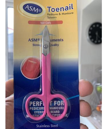 Professional Toenail Scissors Clippers Stainless Steel Heavy Duty Thick Toenails Curved Nippers for Pedicure Ingrown Men s Women s Toe Nails 10cm-Cuticle Scissors Nail Scissors for toenails - Buy Online on GoSupps.com