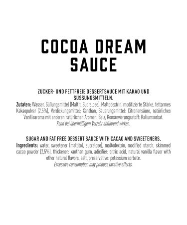 GOT7 SWEET Premium Cocoa Dream Chocolate Sauce - Low Calorie Dessert Sauce for Weight Loss (250ml) - Buy Online on GoSupps.com