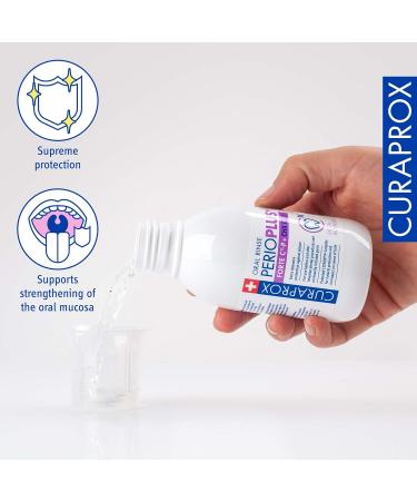 Curaprox Perio Plus Forte Citrix Mouthwash 200ml - Alcohol-Free 0.20% Chlorhexidine Refreshing Taste for Bad Breath & Inflammation - International Shipping Available - Buy Online on GoSupps.com
