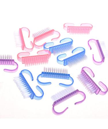 COSMOS Mini Nail Brush Scrub - Pack of 12 Pedicure Brushes for Toes and Nails Art Cleaning - Buy Online on GoSupps.com