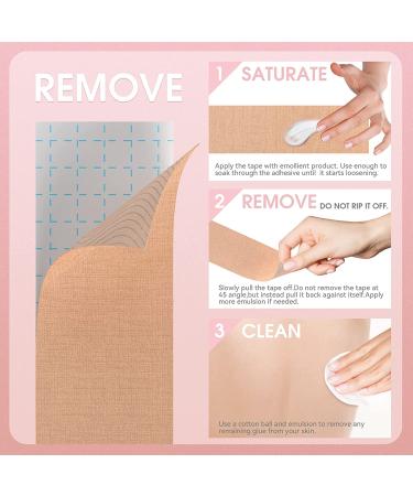 CAURO 3 Pcs Boob Tape for Lift & Contour | Fashion Boobytape Bra Alternative for Large Breasts | Waterproof & Sweat-proof Invisible Tape - Buy Online on GoSupps.com