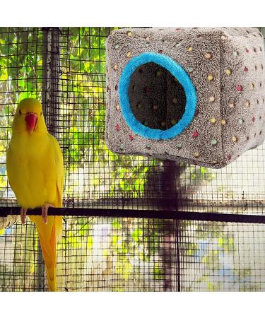 Mewtogo Bird Snuggle Hut Nest with Thickened Top and Bottom - Cozy Hanging Hideaway for Small to Medium Birds - Buy Online on GoSupps.com