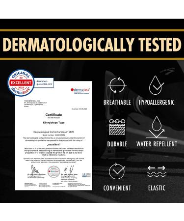 HARUTO Kinesiology Sports Tape  for Pain Relief Strong Support  Therapeutic Tape Physio for Athletic Sports Recovery  20 Precut 10 Strips (Active Beige for Sports Enthusiasts) Active-beige - Buy Online on GoSupps.com